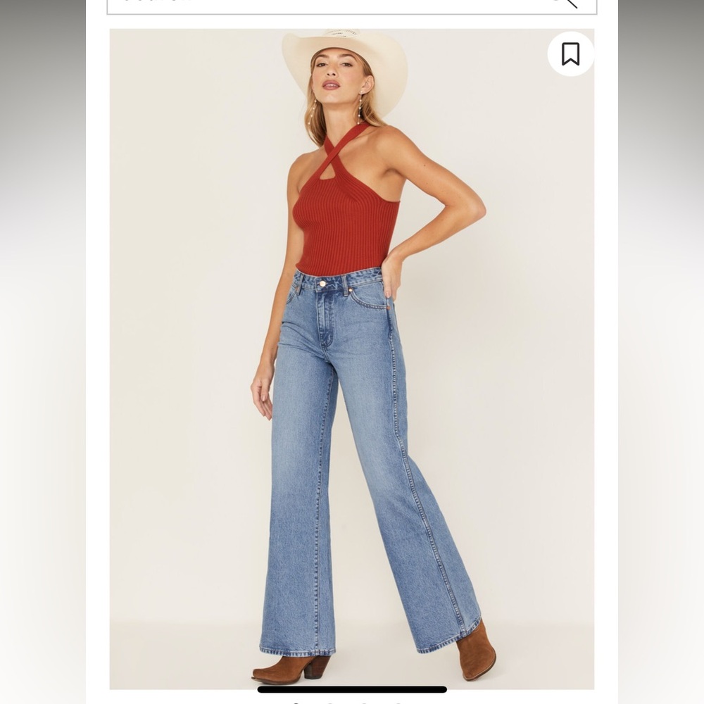 Wrangler Blue Flare Jeans